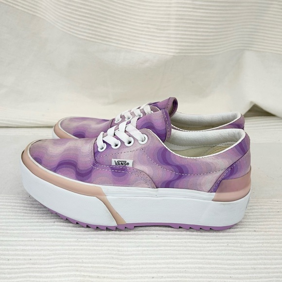Vans Era Stacked Platform Sneakers in Lavender Gradient - Picture 8 of 16